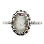 Aquamarine Rough 925 Sterling Silver Ring Jewelry Size-14 SR01203