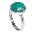Peruvian Opalina 925 Sterling Silver Ring Jewelry Size-20 SR01206