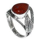 Rare Cady Mountain Agate 925 Sterling Silver Ring Jewelry Size-17 SR01209