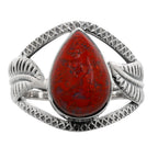 Rare Cady Mountain Agate 925 Sterling Silver Ring Jewelry Size-17 SR01209