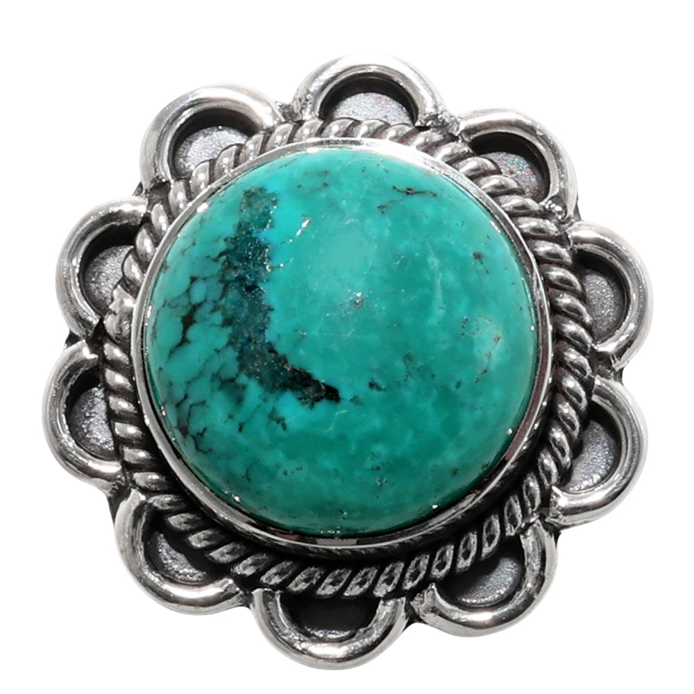 Peruvian Opalina 925 Sterling Silver Ring Jewelry Size-16 SR01216
