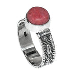 Pink Tulip Quartz 925 Sterling Silver Ring Jewelry Size-14 SR01218
