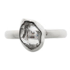 Herkimer Diamond 925 Sterling Silver Ring Jewelry Size-14 SR01222
