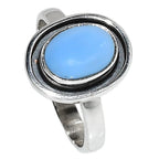 Owyhee Opal 925 Sterling Silver Ring Jewelry Size-18 SR01240