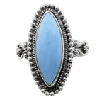 Owyhee Opal 925 Sterling Silver Ring Jewelry Size-18 SR01247