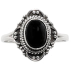 Nuummite 925 Sterling Silver Ring Jewelry Size-17 SR01260