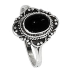 Nuummite 925 Sterling Silver Ring Jewelry Size-17 SR01260