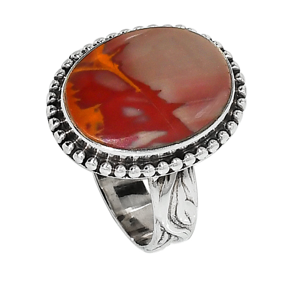 Noreena Jasper 925 Sterling Silver Ring Jewelry Size-20 SR01267