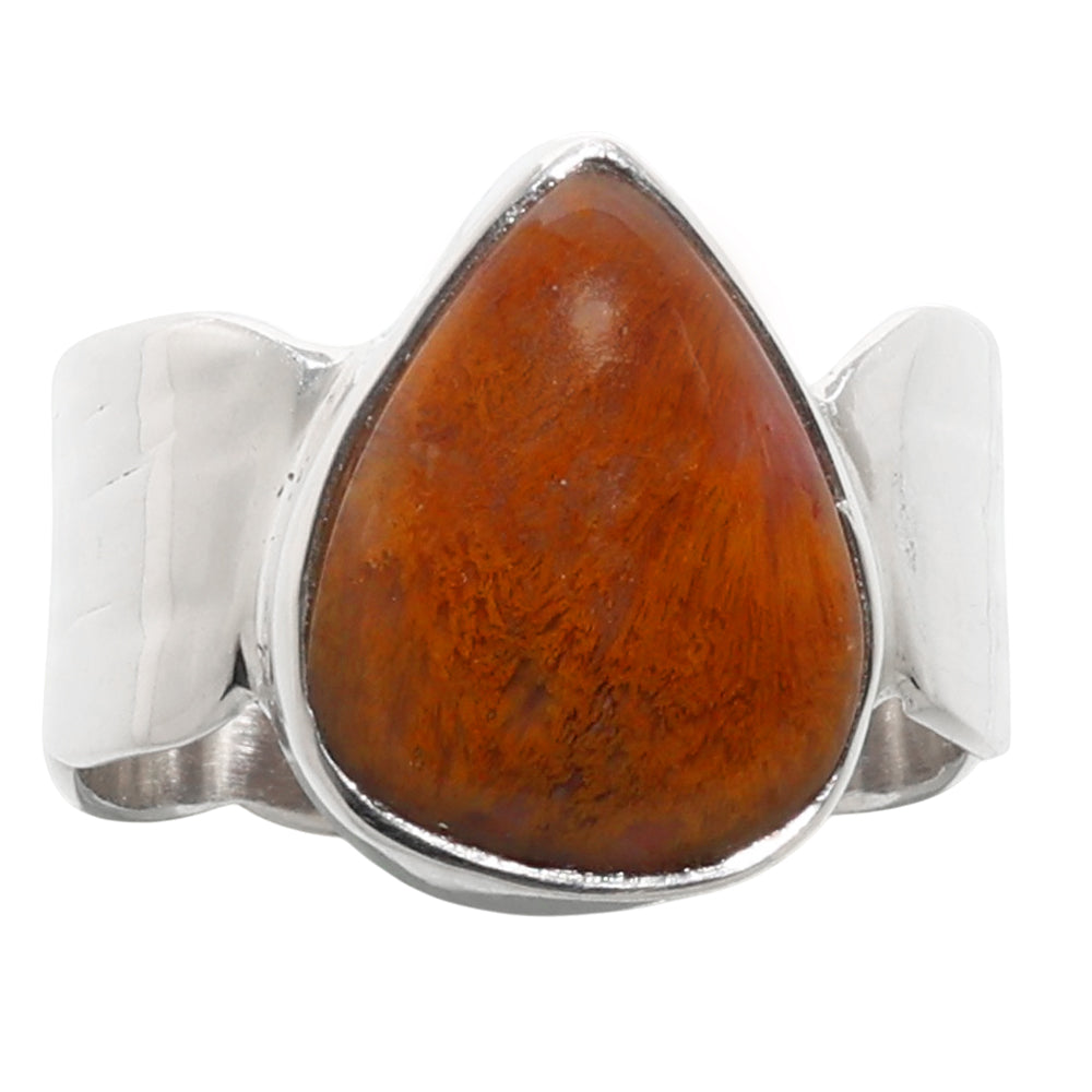 Sandalwood 925 Sterling Silver Ring Jewelry Size-16 SR01272