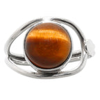 Tiger Eye 925 Sterling Silver Ring Jewelry Size-16 SR01279