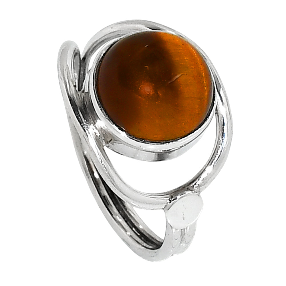 Tiger Eye 925 Sterling Silver Ring Jewelry Size-16 SR01279