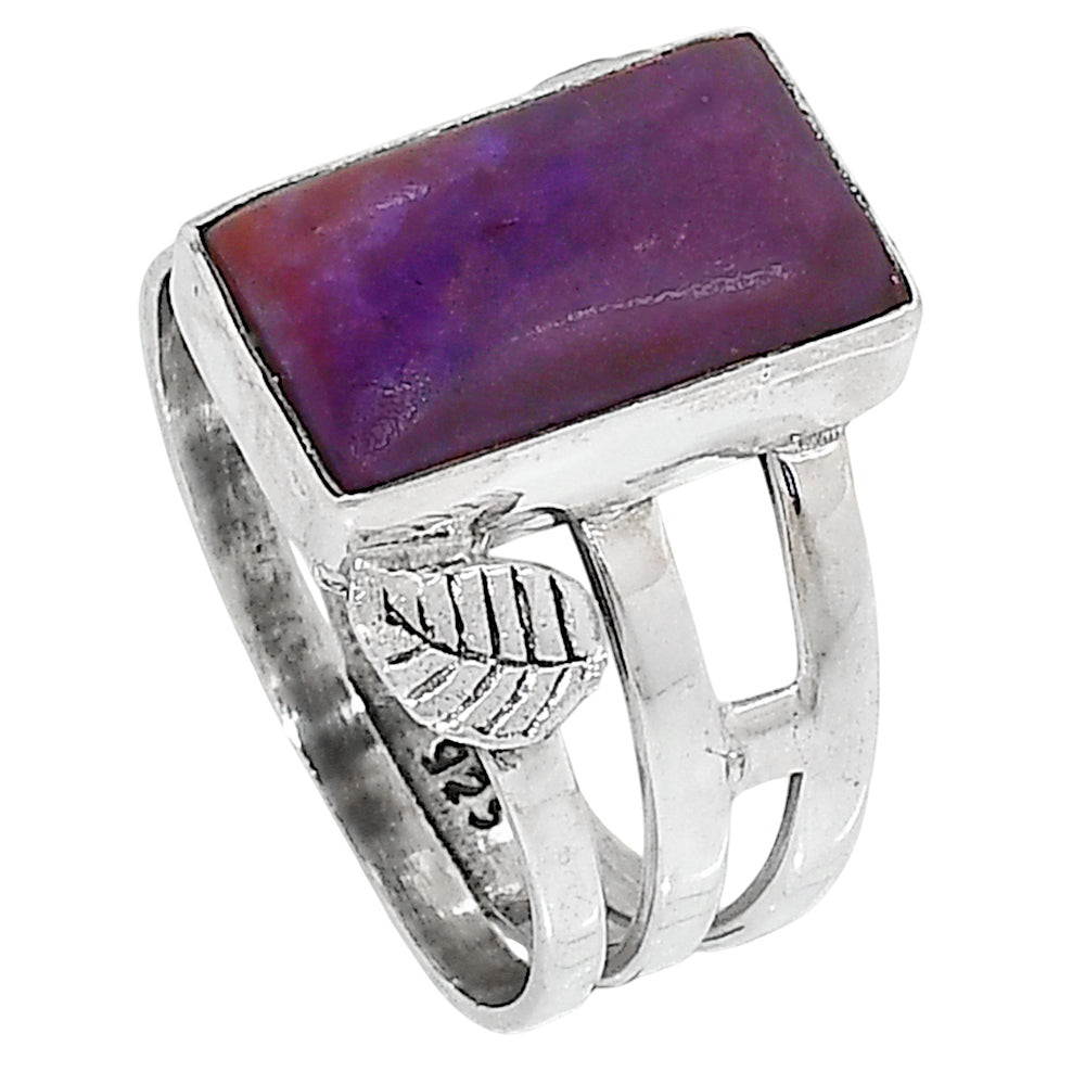 Green Aventurine 925 Sterling Silver Ring Jewelry Size-20 SR01286