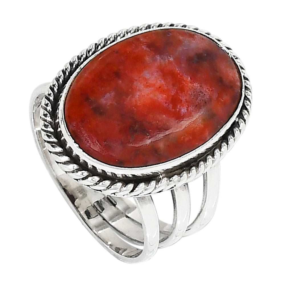Rare Cady Mountain Agate 925 Sterling Silver Ring Jewelry Size-17 SR01288