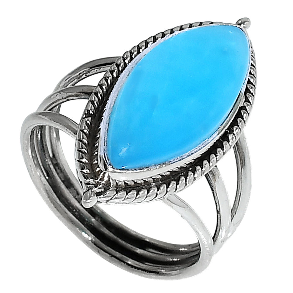Smithsonite 925 Sterling Silver Ring Jewelry Size-13 SR01301