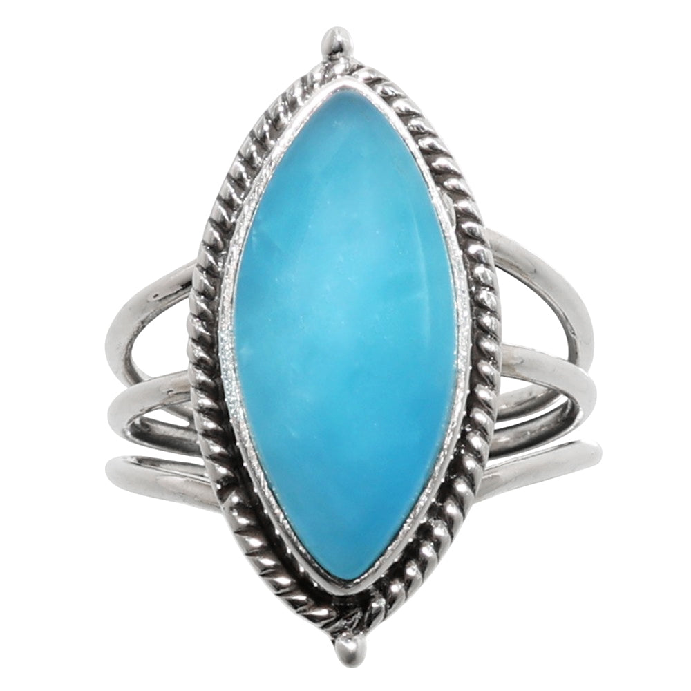 Smithsonite 925 Sterling Silver Ring Jewelry Size-13 SR01301