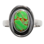 Australian Variscite 925 Sterling Silver Ring Jewelry Size-16 SR01312