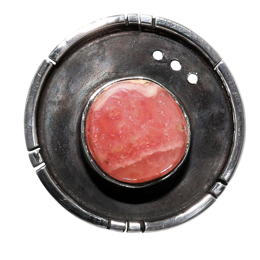 Rhodochrosite Argentina 925 Sterling Silver Ring Jewelry Size-13 SR01316