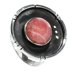 Rhodochrosite Argentina 925 Sterling Silver Ring Jewelry Size-13 SR01316