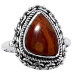 Noreena Jasper 925 Sterling Silver Ring Jewelry Size-18 SR01338