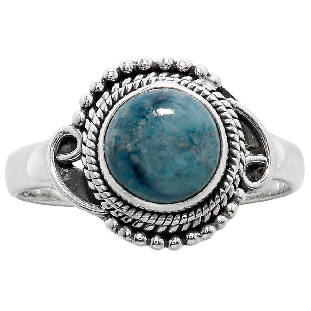Shattuckite 925 Sterling Silver Ring Jewelry Size-14 SR01341