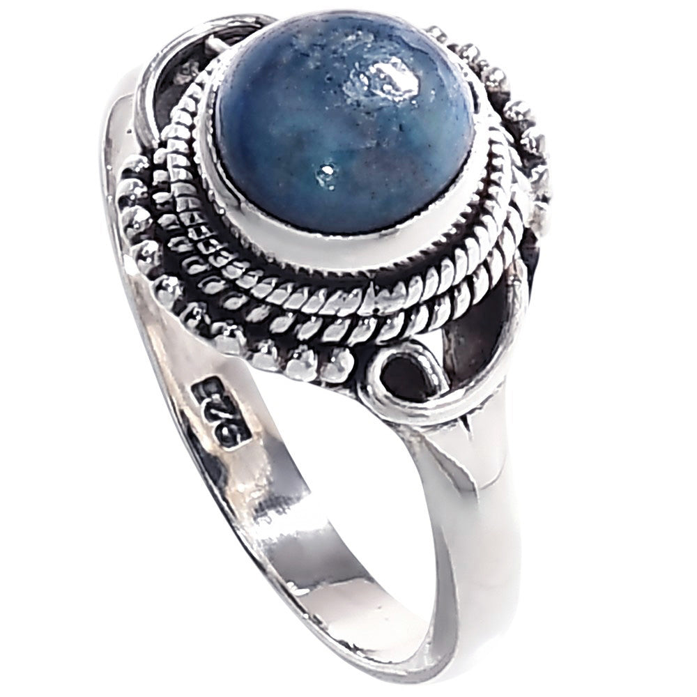 Shattuckite 925 Sterling Silver Ring Jewelry Size-14 SR01341
