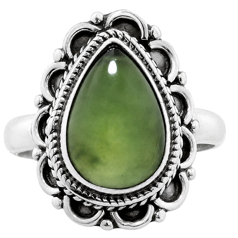 Chrome Chalcedony 925 Sterling Silver Ring Jewelry Size-12 SR01345