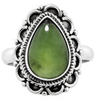 Chrome Chalcedony 925 Sterling Silver Ring Jewelry Size-12 SR01345
