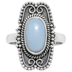 Owyhee Opal 925 Sterling Silver Ring Jewelry Size-14 SR01355