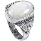 Natural Fresh Water Pearl 925 Sterling Silver Ring Jewelry Size-12 SR01377