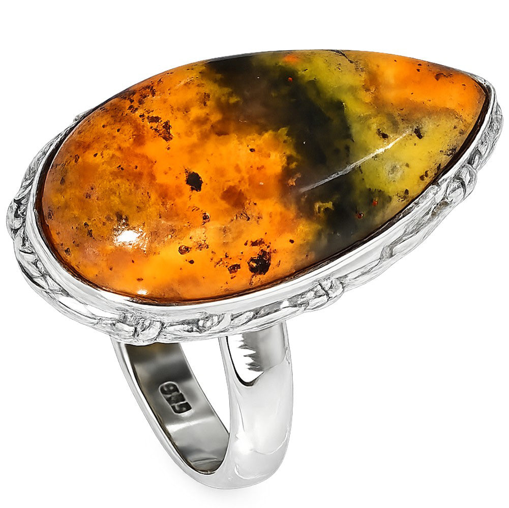 Indonesian Bumble Bee 925 Sterling Silver Ring Jewelry Size-16 SR01399
