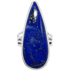 Lapis lazuli 925 Sterling Silver Ring Jewelry Size-13 SR01402
