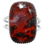 Rare Cady Mountain Agate 925 Sterling Silver Ring Jewelry Size-10 SR01404
