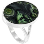 Star Galaxy Jasper 925 Sterling Silver Ring Jewelry Size-16 SR01412