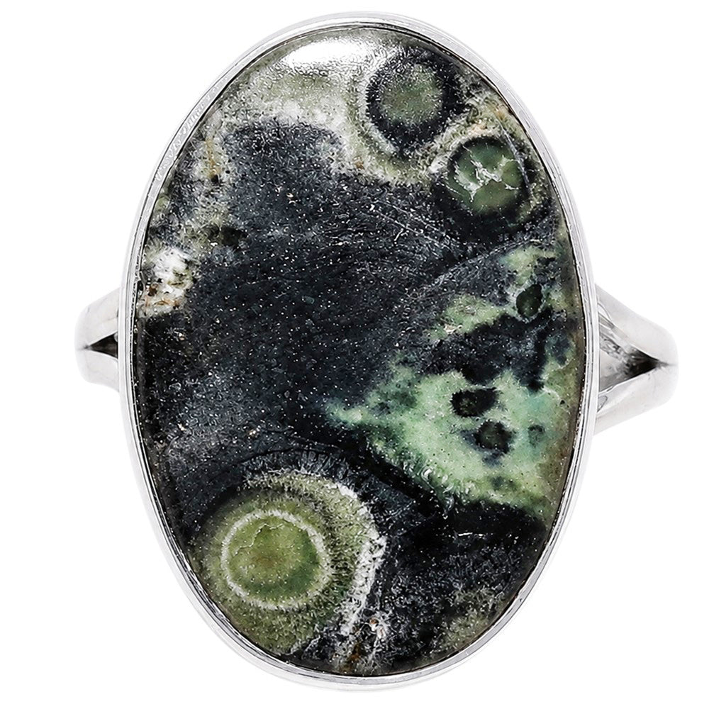 Star Galaxy Jasper 925 Sterling Silver Ring Jewelry Size-16 SR01412