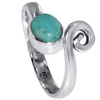 Adjustable - Paraiba Amazonite 925 Sterling Silver Ring Jewelry Size-17 SR01496