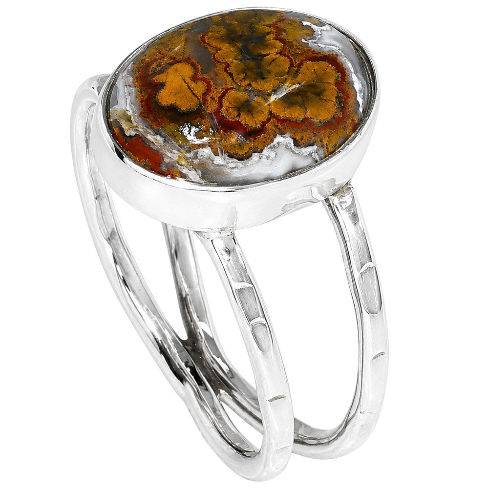 Rare Cady Mountain Agate 925 Sterling Silver Ring Jewelry Size-14 SR01505
