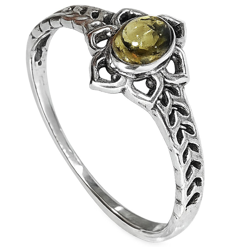 Citrine 925 Sterling Silver Ring Jewelry Size-12 SR01511