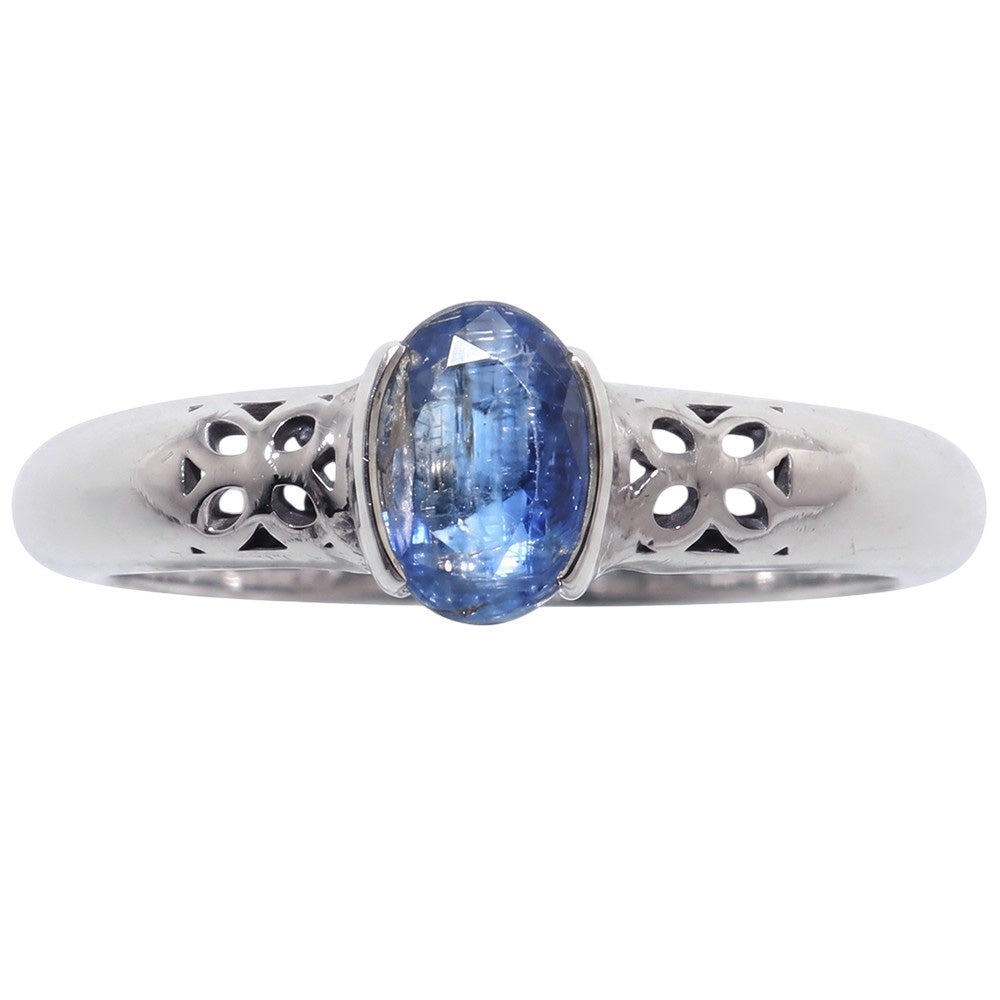 Blue Kyanite 925 Sterling Silver Ring Jewelry Size-12 SR01517