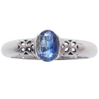 Blue Kyanite 925 Sterling Silver Ring Jewelry Size-12 SR01517