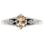 Citrine 925 Sterling Silver Ring Jewelry Size-14 SR01518