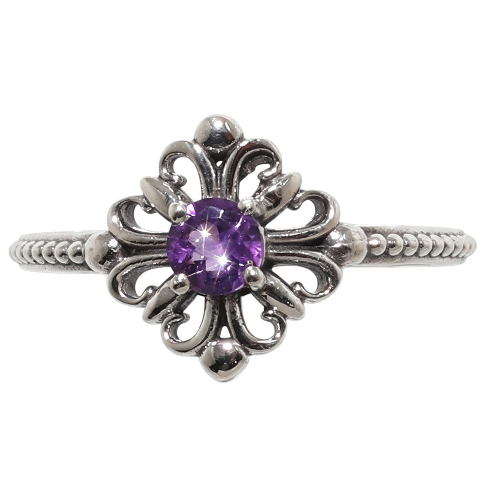 Amethyst 925 Sterling Silver Ring Jewelry Size-16 SR01522