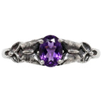 African Amethyst 925 Sterling Silver Ring Jewelry Size-14 SR01524