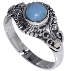 Owyhee Opal 925 Sterling Silver Ring Jewelry Size-14 SR01534