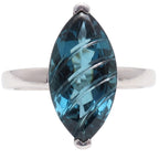 London Blue Topaz 925 Sterling Silver Ring Jewelry Size-12 SR01540