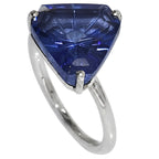 Tanzanite 925 Sterling Silver Ring Jewelry Size-17 SR01549