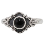 Black Onyx 925 Sterling Silver Ring Jewelry Size-14 SR01556