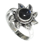 Sun - Blue Labradorite 925 Sterling Silver Ring Jewelry Size-13 SR01568
