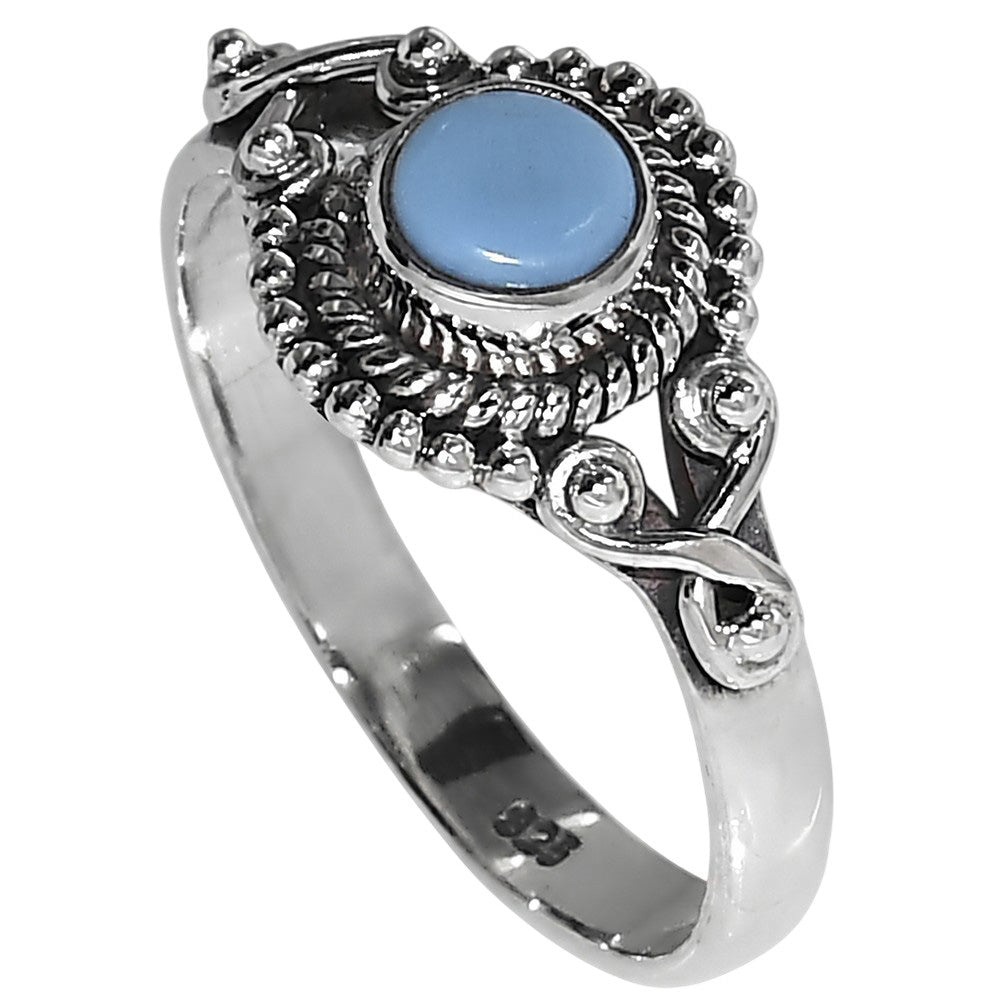 Owyhee Opal 925 Sterling Silver Ring Jewelry Size-22 SR01579