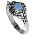 Owyhee Opal 925 Sterling Silver Ring Jewelry Size-22 SR01579