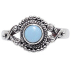Owyhee Opal 925 Sterling Silver Ring Jewelry Size-22 SR01579